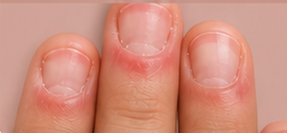 Unhas roídas, machucadas e com má aparência